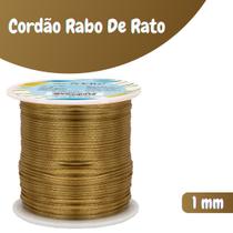 Fio De Seda Mostarda - Cordão Rabo De Rato 1mm - Nybc
