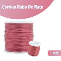 Fio De Seda Rose - Cordão Rabo De Rato 1mm - brx