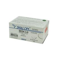 Fio De Seda Trançada Preta 3-0 Agulha 1/2 Triangular 1,7cm c/24 Shalon Fio De Seda Trançada Preta 3-0 Agulha 1/2 Triangular 1,7cm c/24 Shalon