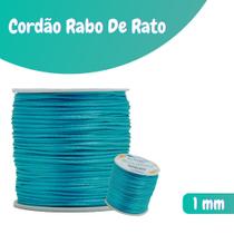 Fio De Seda Verde Médio - Cordão Rabo De Rato 1mm - Nybc