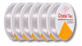 Fio De Silicone 0.6Mm Com 100 Metros Incolor Para Bijuteria - Crystal Tec