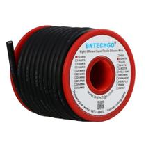 Fio de silicone BNTECHGO 12 AWG preto 25 pés flexível trançado