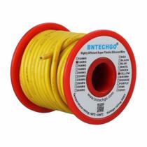 Fio de silicone BNTECHGO 14 AWG 25 pés amarelo 200 C 600V