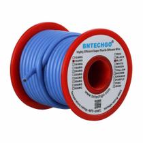 Fio de silicone BNTECHGO 14 AWG 25 pés azul flexível trançado