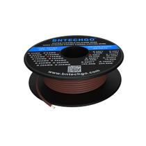Fio de silicone BNTECHGO 14 AWG 50 pés marrom flexível trançado