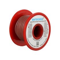 Fio de silicone BNTECHGO 16 AWG marrom, carretel de 7,5 m Fio de silicone BNTECHGO 16 AWG marrom, carretel de 7,5 m