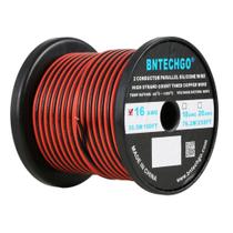 Fio de silicone BNTECHGO 16 Gauge 2 Condutor 100 pés vermelho preto Fio de silicone BNTECHGO 16 Gauge 2 Condutor 100 pés vermelho preto