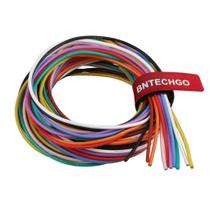 Fio de silicone BNTECHGO 18 AWG 10 cores 1,5 m cada 50 pés no total Fio de silicone BNTECHGO 18 AWG 10 cores 1,5 m cada 50 pés no total