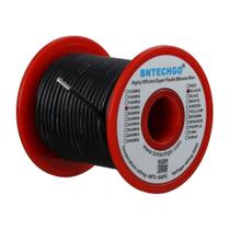 Fio de silicone BNTECHGO 18 AWG 100 pés de cobre flexível preto