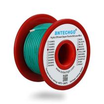 Fio de silicone BNTECHGO 18 AWG 15 m verde flexível