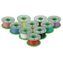 Fio de silicone BNTECHGO 18 AWG 1,5 mm² 10 cores 15 m no total Fio de silicone BNTECHGO 18 AWG 1,5 mm² 10 cores 15 m no total