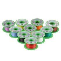 Fio de silicone BNTECHGO 22 AWG 10 cores 50 pés cada kit de 500 pés
