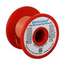 Fio de silicone BNTECHGO 28 AWG 30,5 m laranja flexível Fio de silicone BNTECHGO 28 AWG 30,5 m laranja flexível