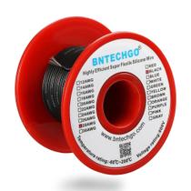 Fio de silicone BNTECHGO 28 AWG 30,5 m preto flexível