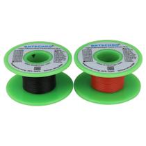Fio de silicone BNTECHGO 30 AWG, bobina de 100 pés, vermelho e preto Fio de silicone BNTECHGO 30 AWG, bobina de 100 pés, vermelho e preto