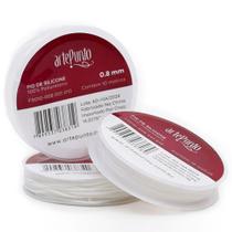 Fio de Silicone Branco 0,8mm - 10 Metros