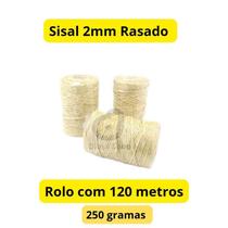 fio de Sisal 2mm até 500 metros Rolo