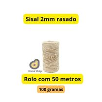 fio de Sisal 2mm até 500 metros Rolo