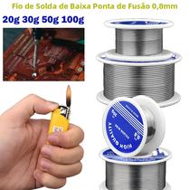 Fio De Solda De Baixo Ponto De Fusão 0.8mm Com Núcleo De Resina, Ferramentas De Soldagem Ecológicas Fio De Solda De Baixo Ponto De Fusão 0.8mm Com Núcleo De Resina, Ferramentas De Soldagem Ecológicas