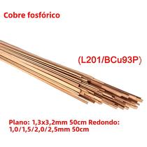 Fio De Solda De Cobre Fosforoso De 1.0/2.0mm 50cm, Eletrodo De Soldagem, Bastão De Solda, Sem