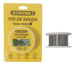 Fio De Solda Estanho 40 1.0mm 40g Bomvink Bom5552 Amarelo,preto