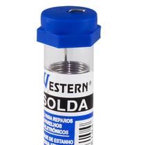 Fio De Solda Estanho Western 1mm Total de 4 Metros 25gr