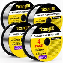 Fio de solda Flux Core YixangDD E71T-GS 0,030", pacote com 4, 2 kg