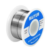 Fio de solda MAIYUM 63-37 Núcleo de resina de chumbo e estanho 0,8 mm 50g