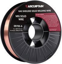 Fio de Solda MIG ARCCAPTAIN ER70S-6 0,030" - 4,5kg (10lb) Fio de Solda MIG ARCCAPTAIN ER70S-6 0,030" - 4,5kg (10lb)