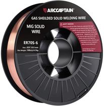 Fio de Solda MIG ARCCAPTAIN ER70S-6 0,035" - 4,5kg (10lb) Fio de Solda MIG ARCCAPTAIN ER70S-6 0,035" - 4,5kg (10lb)