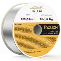 Fio de solda TOOLIOM E71T-GS Flux Core Carbon Steel 1kg