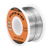 Fio de solda TOWOT Tin Lead Resin Core Sn60-Pb40 0,8 mm 100g Fio de solda TOWOT Tin Lead Resin Core Sn60-Pb40 0,8 mm 100g