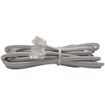 Fio De telefone Cabo RJ11 Telefone Fixo 3 Metros Resistente Extensao