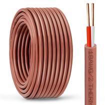 Fio de termostato YDDECW 18/2 9m de cobre sólido 18AWG 2 condutor