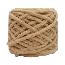 Fio De Tricô Chenille Macio 100g, Algodão E Lã Para Tricô Manual De Cachecol DIY, Fio Grosso Tipo