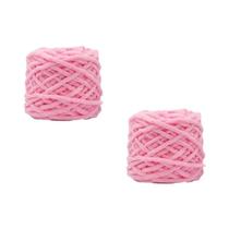 Fio De Tricô Chenille Macio 100g, Algodão Ice Strip Line, Lã DIY Para Tricô Manual De Cachecol, Lã