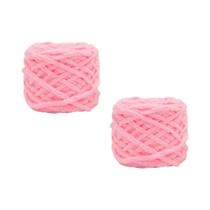 Fio De Tricô Chenille Macio 100g, Algodão Ice Strip Line, Lã DIY Para Tricô Manual De Cachecol, Lã