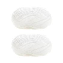 Fio De Veludo Grosso 2 Peças 50g Cada Lã Chenille Macia Para Tricô Artesanal DIY Cachecol Chapéu