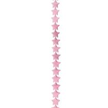 Fio Decorativo Estrela Rosa - 1,2 cm x 5 m - 1 unidade - Cromus - Rizzo