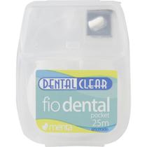 Fio Dental 25m Dental Pack com 02 Unidades Previne Cáries Tártaro e Mau Hálito Clear Fio Dental 25m Dental Pack com 02 Unidades Previne Cáries Tártaro e Mau Hálito Clear