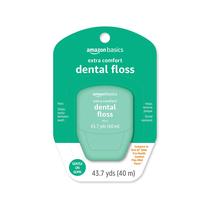 Fio dental Amazon Basics Extra Comfort Mint 40m, 1 pacote Fio dental Amazon Basics Extra Comfort Mint 40m, 1 pacote