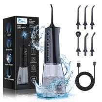Fio dental aquático MOCEL OLED Display 300mL IPX7 preto Fio dental aquático MOCEL OLED Display 300mL IPX7 preto