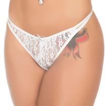 Fio Dental Bianca Pimenta Sexy Branca - Calcinha Sensual