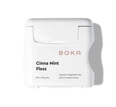 Fio dental Boka Cinna Mint 27 m encerado, sem Teflon