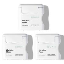 Fio dental Boka Ela Mint Woven 30m (pacote com 3) Fio dental Boka Ela Mint Woven 30m (pacote com 3)