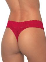 Fio-dental buque DeMillus Cor vermelha Tam A