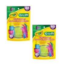 Fio Dental C/ Cabo Flosser Kids Crayola C/80 Un - Gum