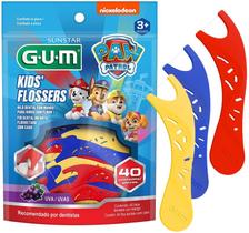 Fio Dental C/ Cabo Kids Flossers Patrulha Canina Gum C/40