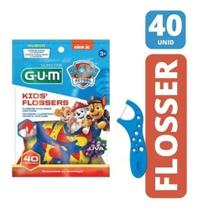 Fio Dental C/ Cabo Kids Flossers Paw Patrol Gum C/40