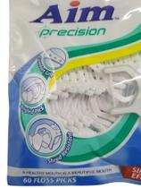 Fio dental c/ haste - Aim Precision - Importado dos EUA - 60 un.